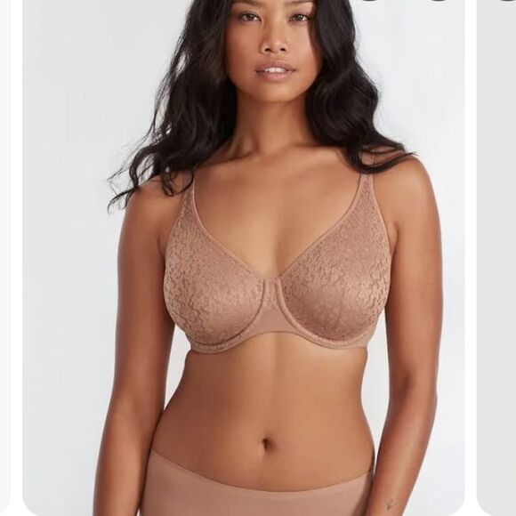 Chantelle Women's Elegant Brown Floral Bra - Picture 10 of 10